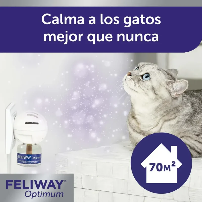 Feliway Optimum Difusor+Recambio 48 ml