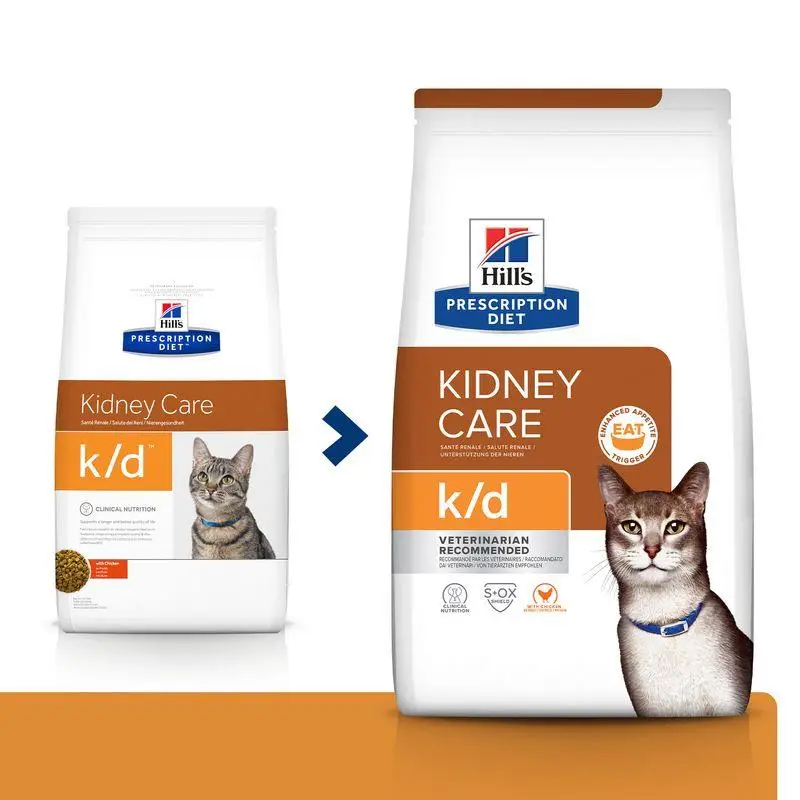 Hill'S K/D (Enfermedad Renal, Cardíaca) Alimento para Gatos