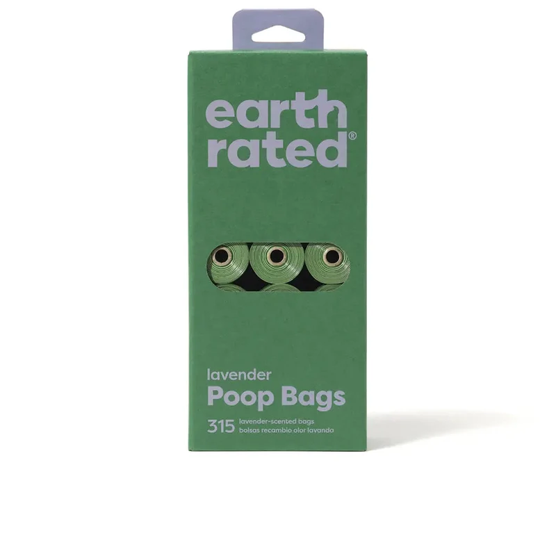 Earth Rated Bolsas Higiénicas Reciclables Aroma Lavanda Pack Ahorro 315 bolsas
