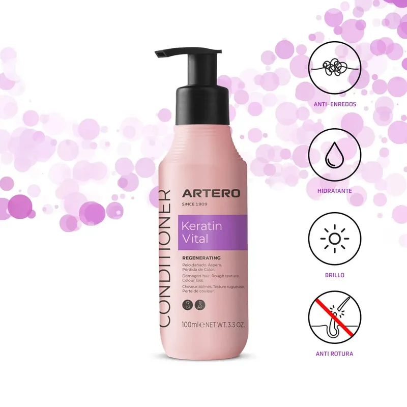 Acondicionador Keratin Vital 100 Ml Artero