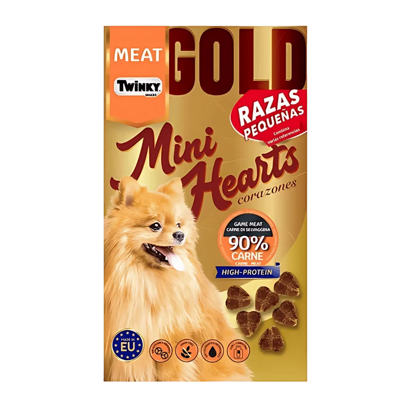 Twinky Snack Minihearts Corazones 60 g para Perros