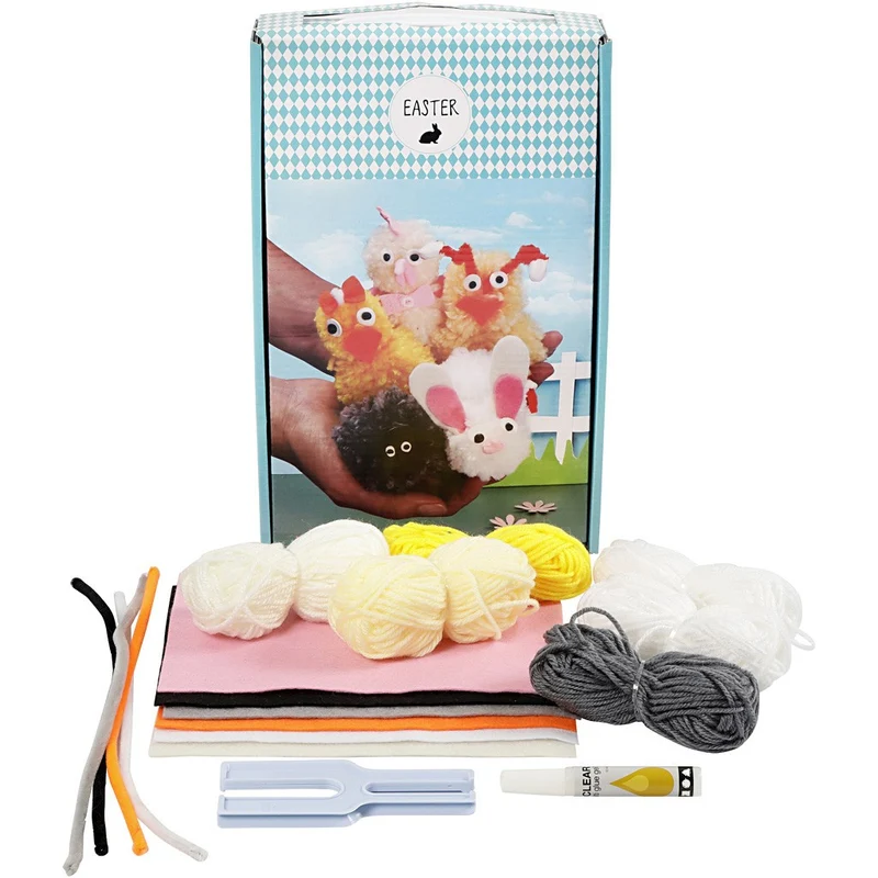 Kit De Animales Pom-pom, 1 Set