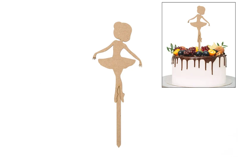 Toppers bailarina 9X23.5X0.3cm