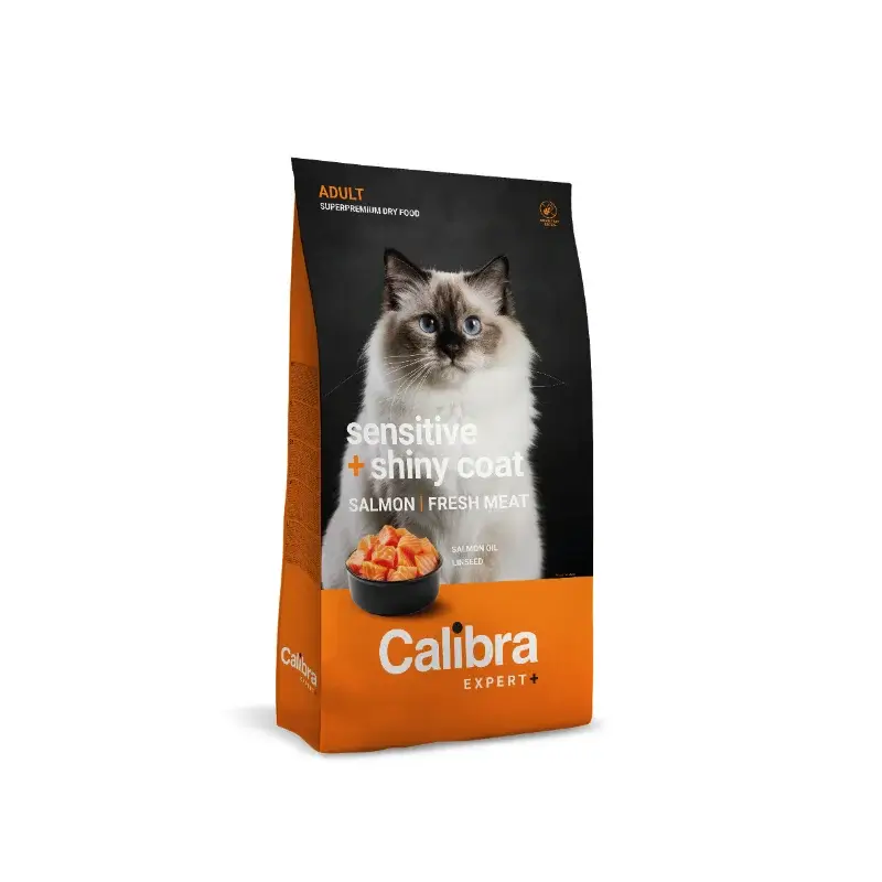 Calibra Cat Expert+ Adult Sensitive & Shiny Coat Pienso 6Kg