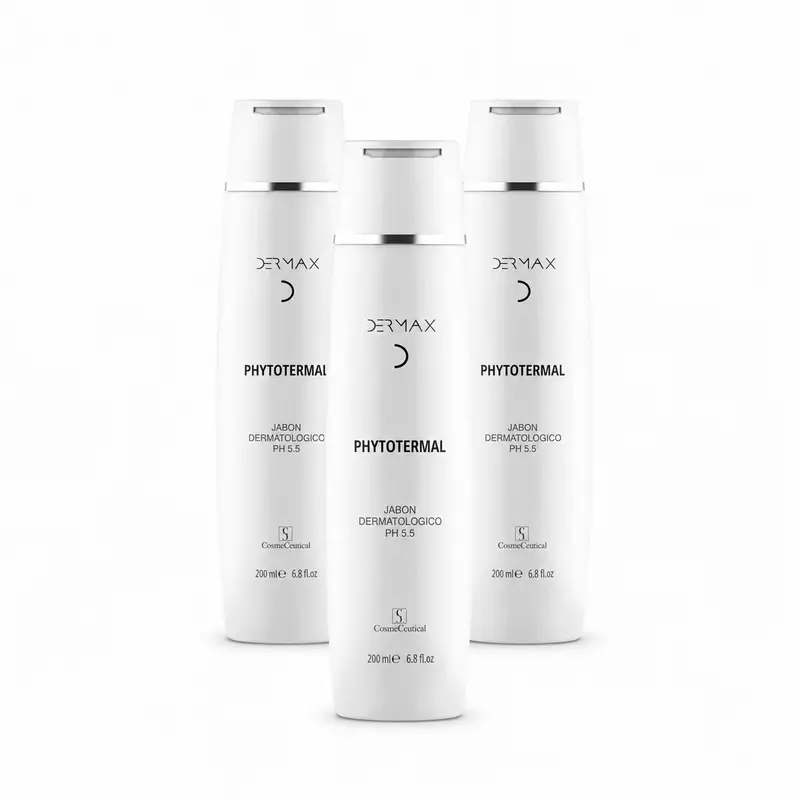 Dermax Phytotermal Jabón Dermatológico Ph 5.5 , Pack 3 x 200 ml