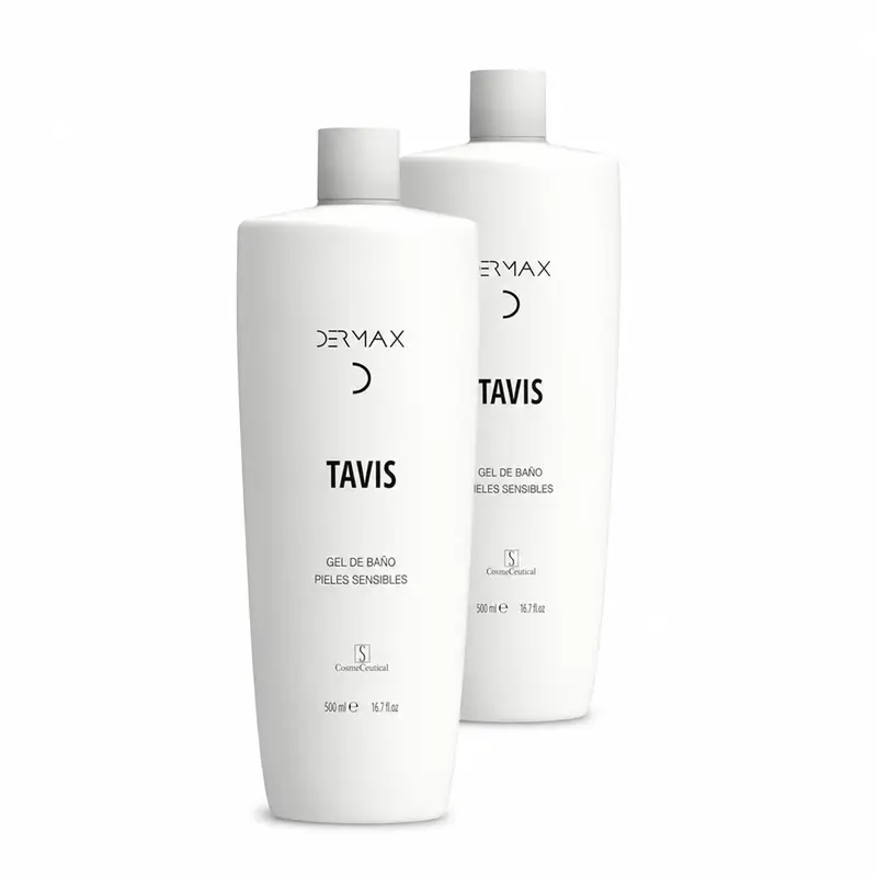 Dermax Tavis Gel De Baño Pieles Sensibles , Pack 2 x 500 ml