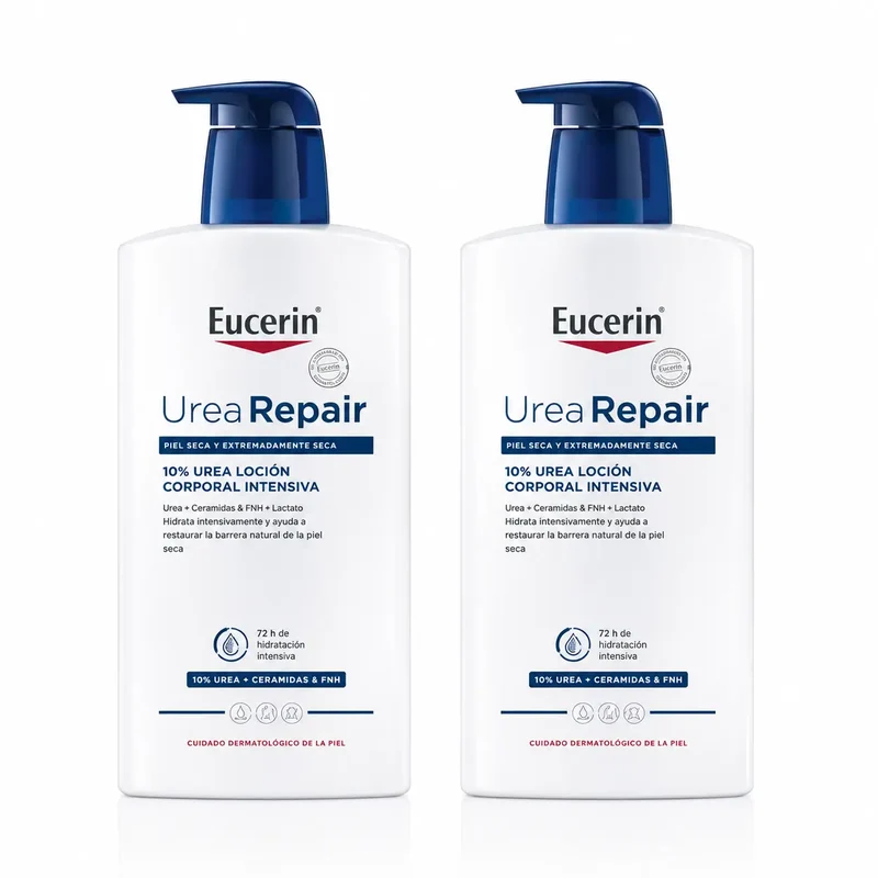 Eucerin Urearepair Loción, 1000 Ml , pack 2