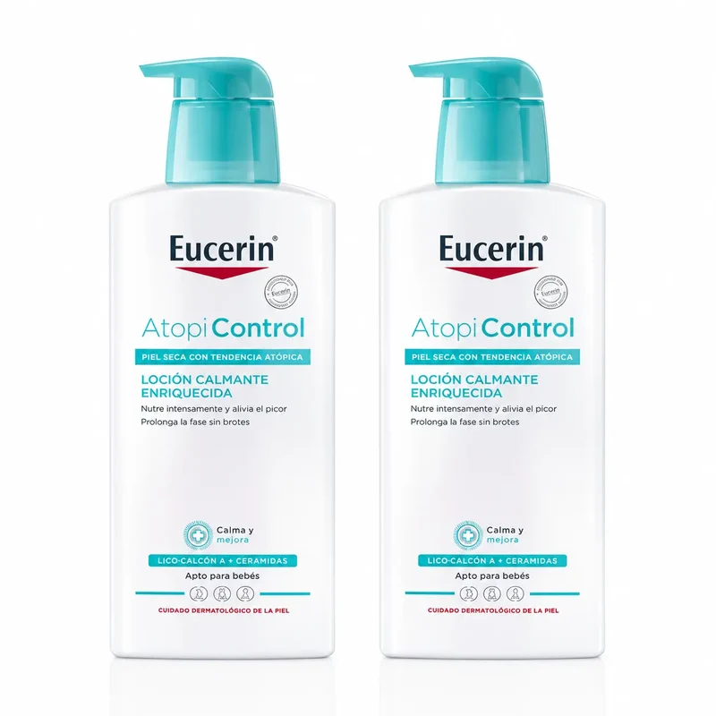 Eucerin Atopicontrol Loción, 400 Ml , pack 2