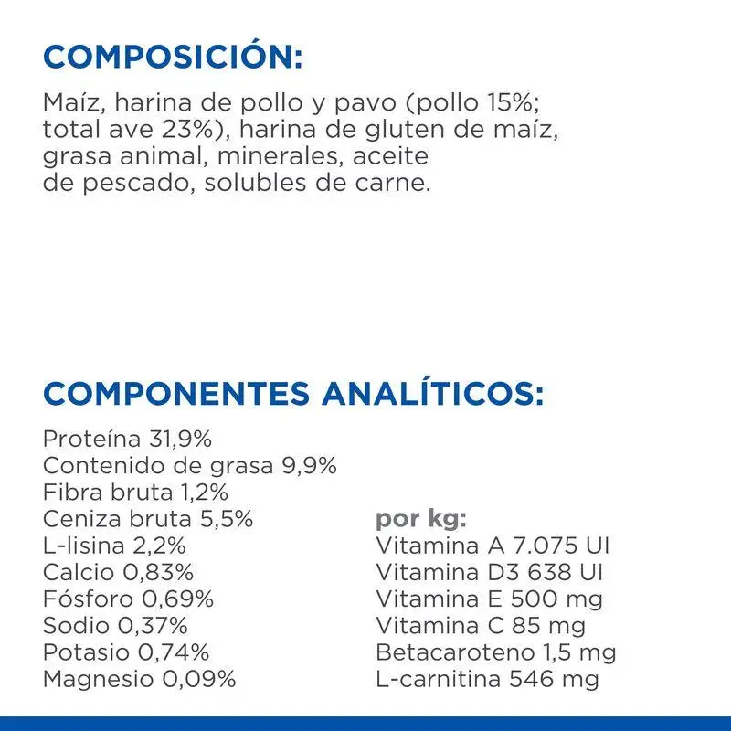 Hill'S Sterilized Young Adult Pollo 15 kg Alimento para Gatos