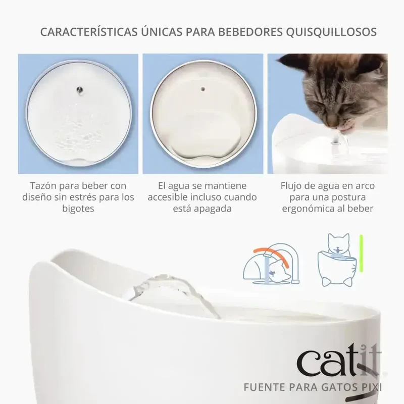 Catit Pixi Fuente Azul, 2,5L