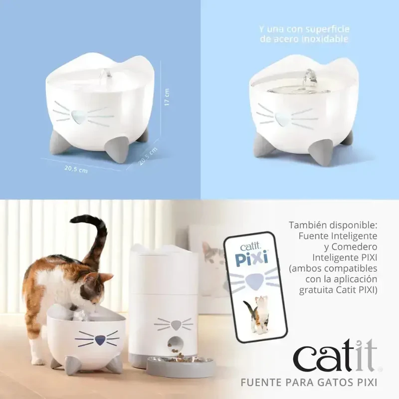 Catit Pixi Fuente Azul, 2,5L