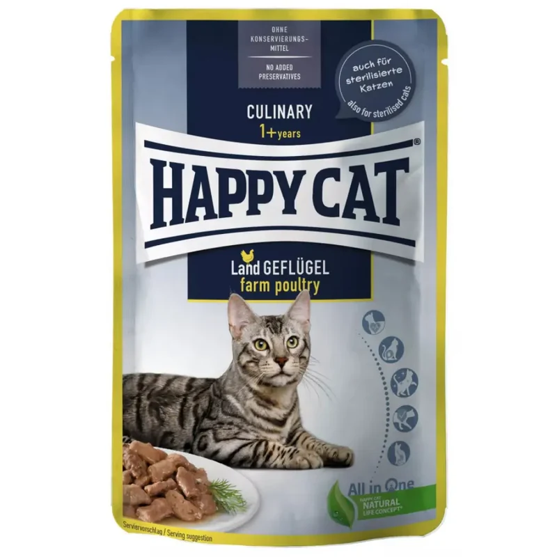 Happy Cat Culinary Meat In Sauce Weidelamm Pouch 85 g