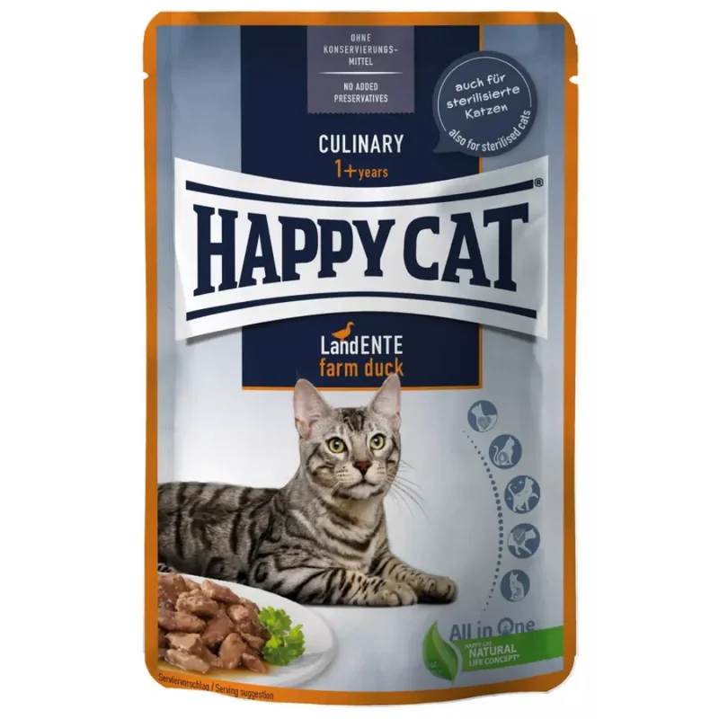 Happy Cat Culinary Meat In Sauce Weidelamm Pouch 85 g