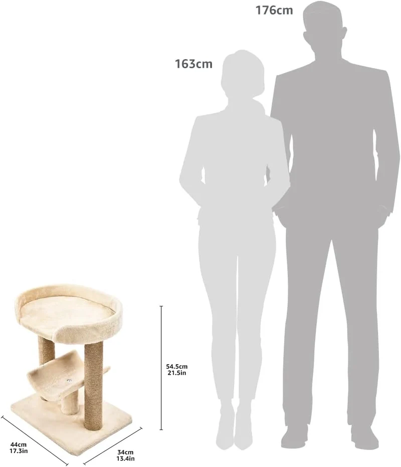 Regalia Basic Climbing & Scratch Post with Perch 45.7x35.6x55.9cm