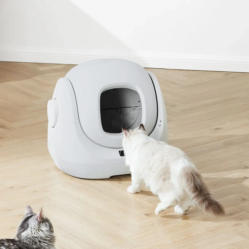 Catlink SE Lite AI Self Cleaning With Odour Removal Smart Cat Litter Box 64x56x60cm - White