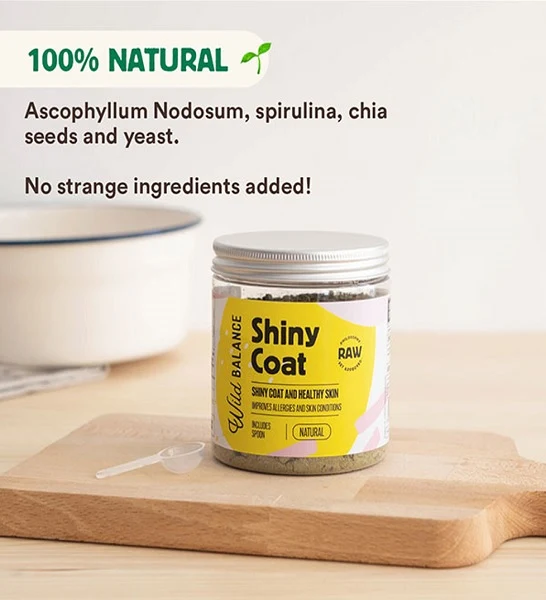Wild Balance Shiny Coat Supplement for Dogs & Cats 100g