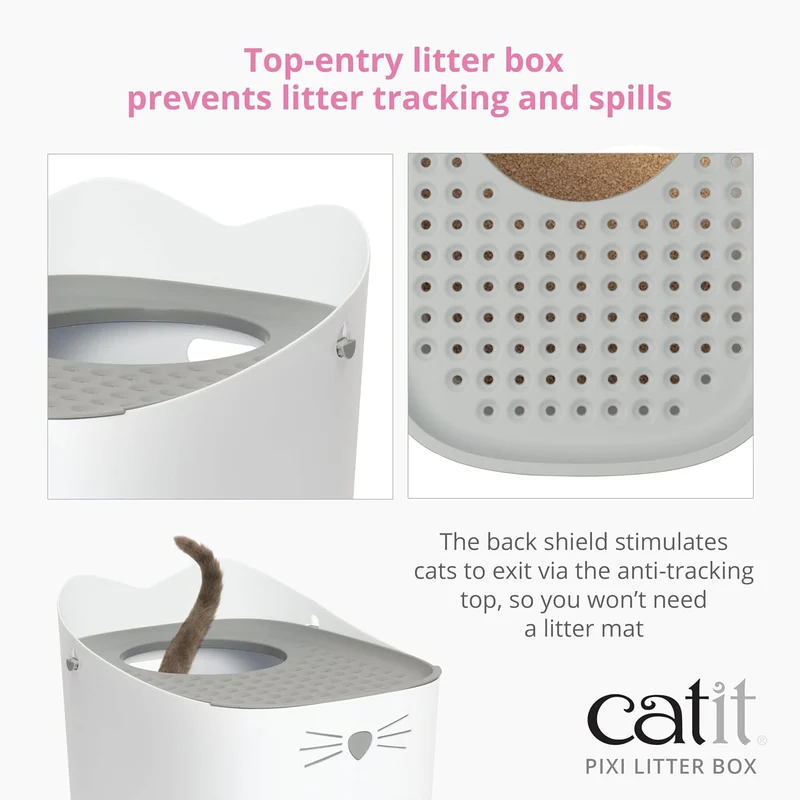 Catit Pixi Anti-Tracking Cat Litter Box 41x52x47.5cm