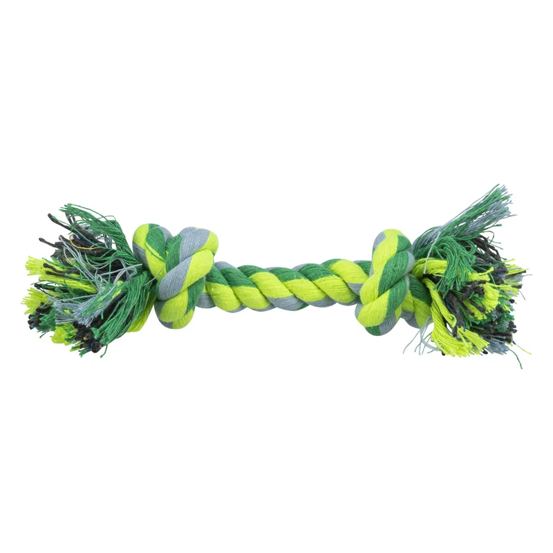 Trixie Denta Fun Playing Rope Bone Tug & Chew Toy for Dogs