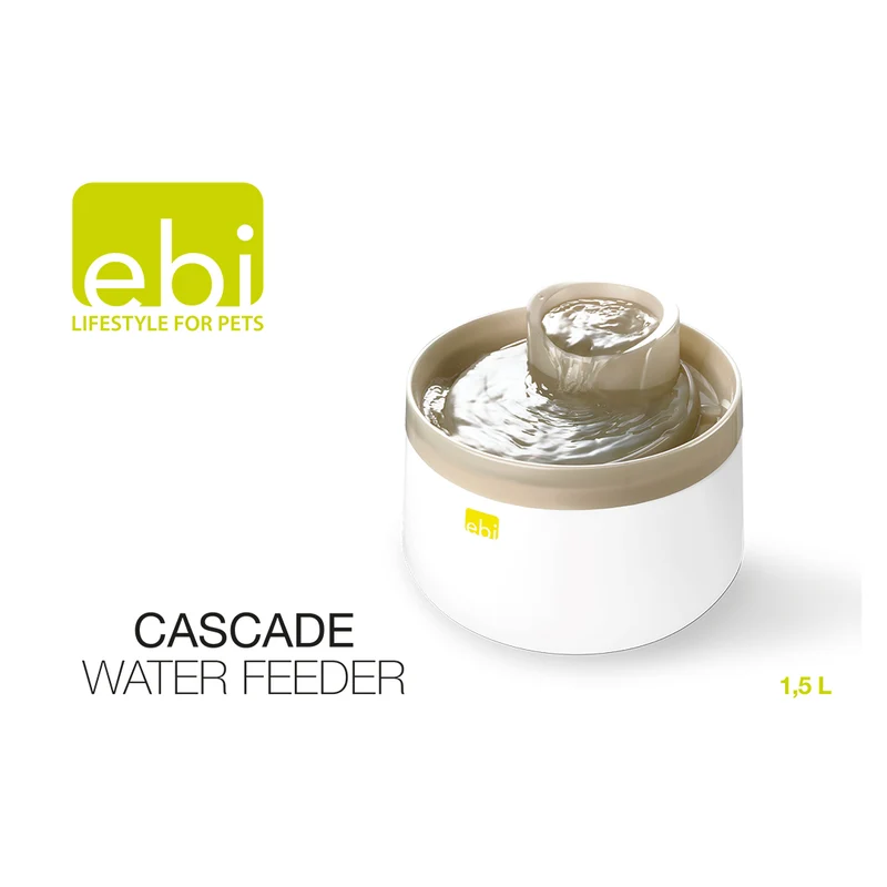 ebi Cascade Electric Water Fountain for Pets