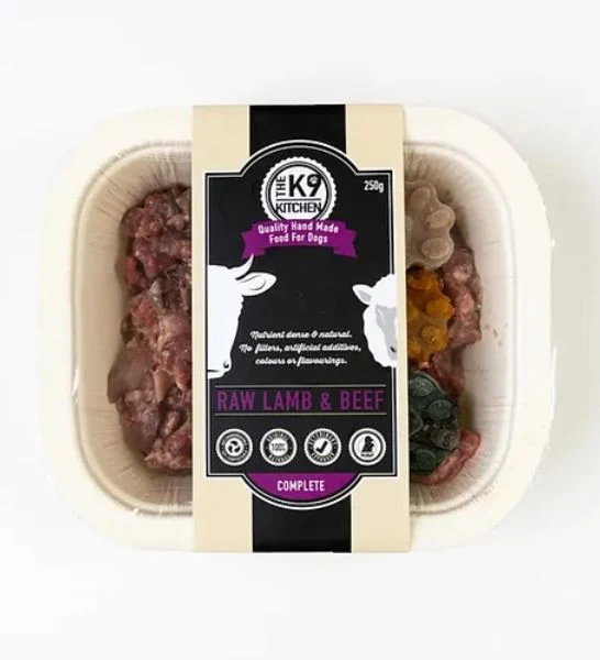 The K9 Kitchen Beef & Lamb Raw Complete Dog Food