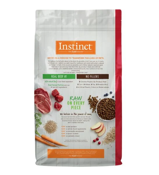 Instinct Be Natural Kibble Beef & Barley Dry Dog Food