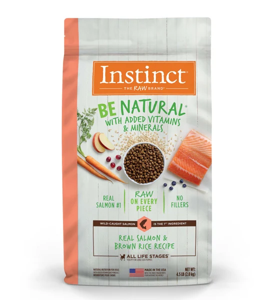 Instinct Be Natural Kibble Salmon & Brown Rice Dry Dog Food