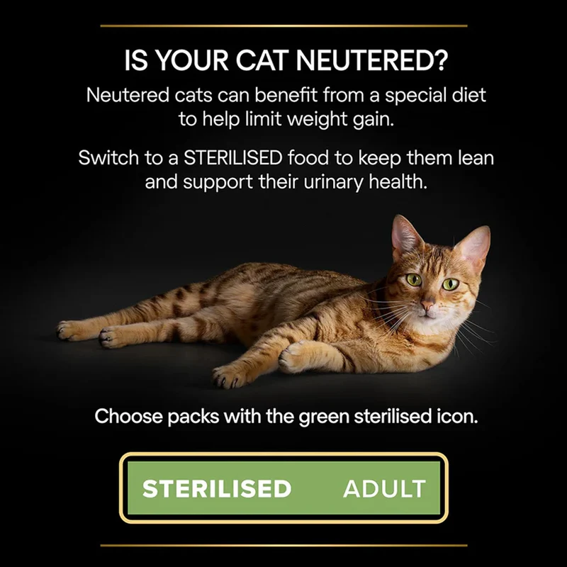 PURINA Pro Plan Nutri Savour Sterilised Chicken Wet Cat Food - Pack of 12