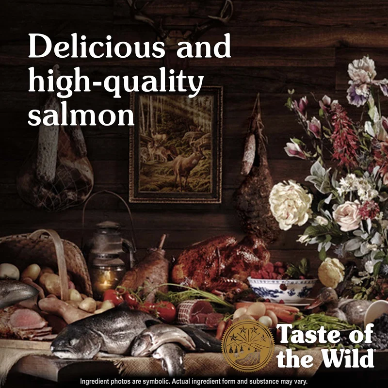 Taste of the Wild Pacific Stream Canine Salmon in Gravy Wet Dog Food 390G - Pack of 12
