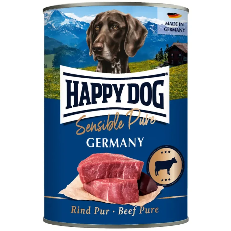 Happy Dog Sensible Pure Germany (Rind Pur) 400 g Lata