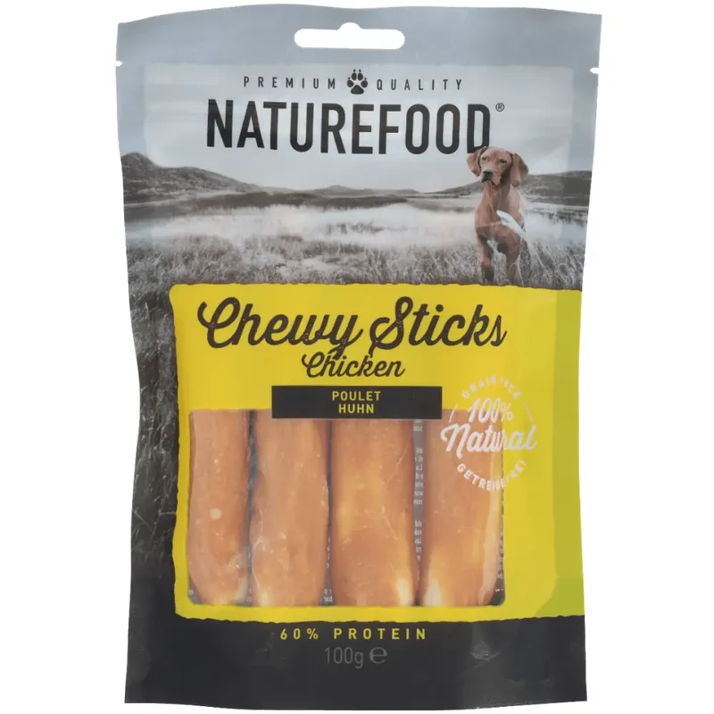 Snack Dog Naturefood Palitos Masticables Pollo 100 g
