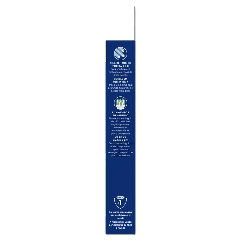 Oral-B Braun Recambio Cross Action Negro, 4 unidades