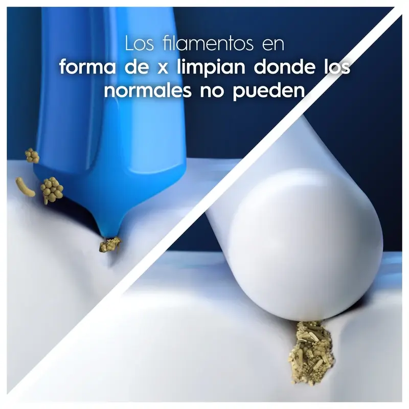 Oral-B Braun Recambio Cross Action, 4 unidades