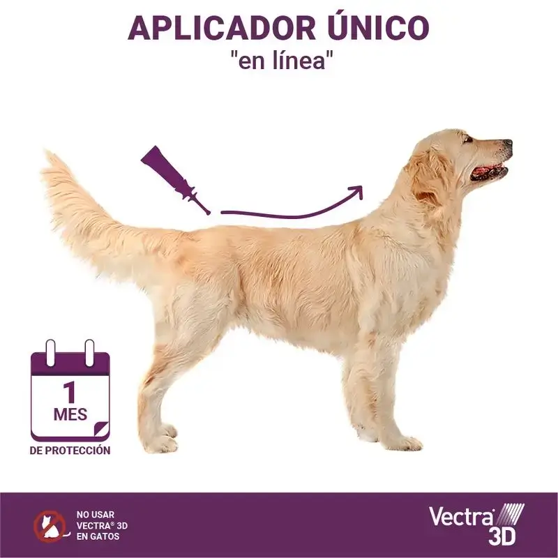 Vectra 3D Perro 1,5-4 Kg, Pack 2 x 3 Pipetas