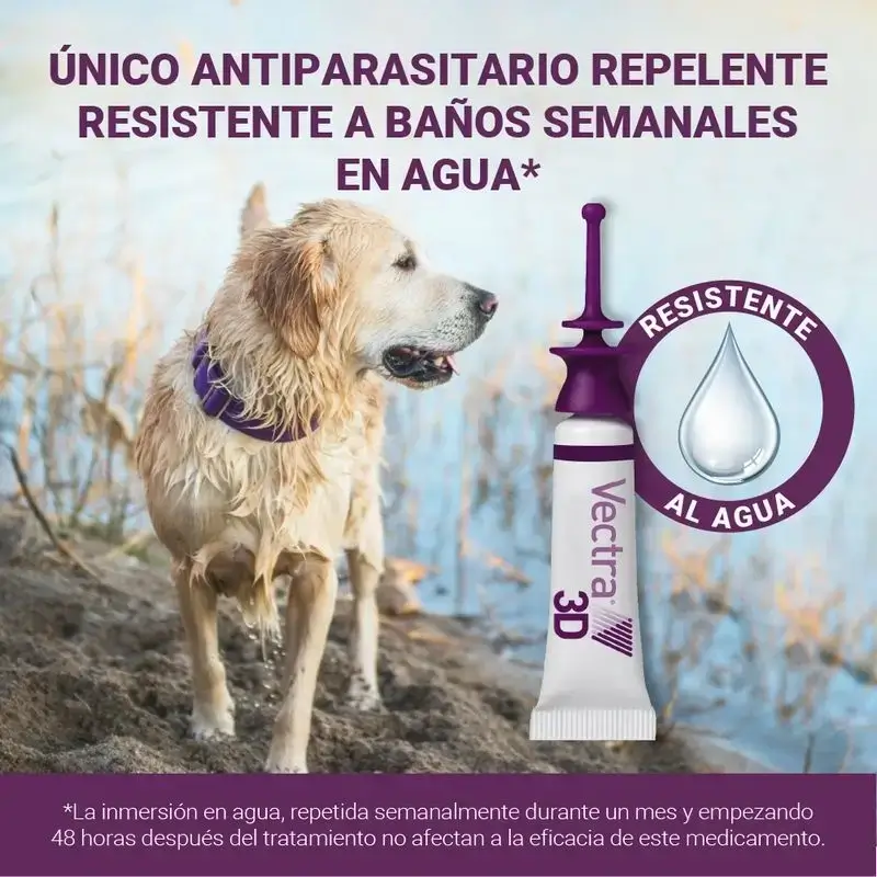 Vectra 3D Perro +40 kg, Pack 2 x 3 Pipetas