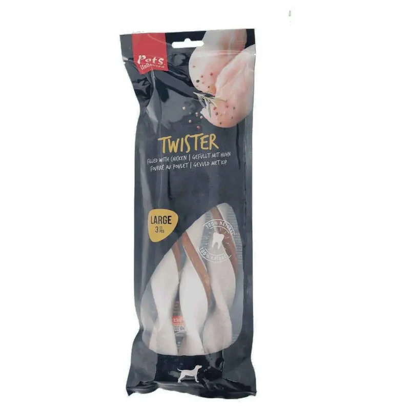 Snack Dog Pets Twisters Grande 3 Sticks 210 g