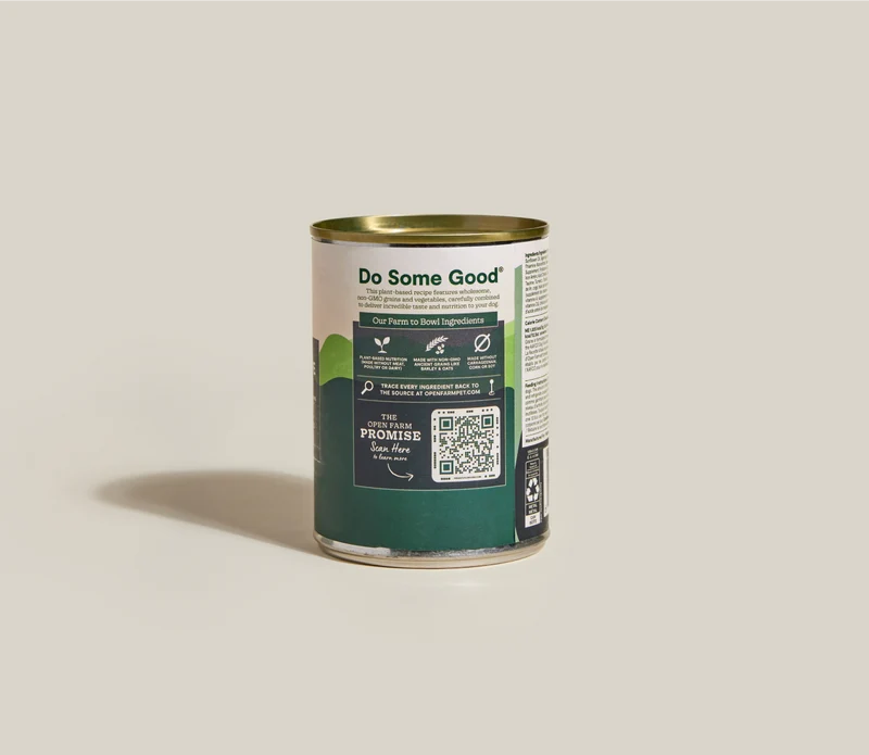 Open Farm Kind Earth Plant-Based Recipe Wet Dog Food In Can 354G