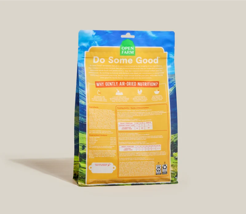 Open Farm Air Dried Harvest Chicken Recipe Dry Dog Food