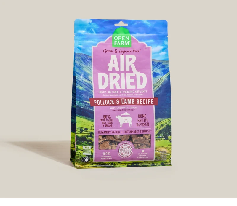Open Farm Air Dried Alaskan Pollock & Lamb Recipe Dry Dog Food