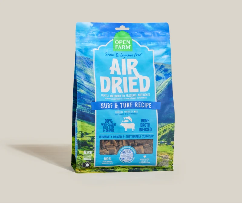 Open Farm Air Dried Surf & Turf Recipe Dry Dog Food 1LB