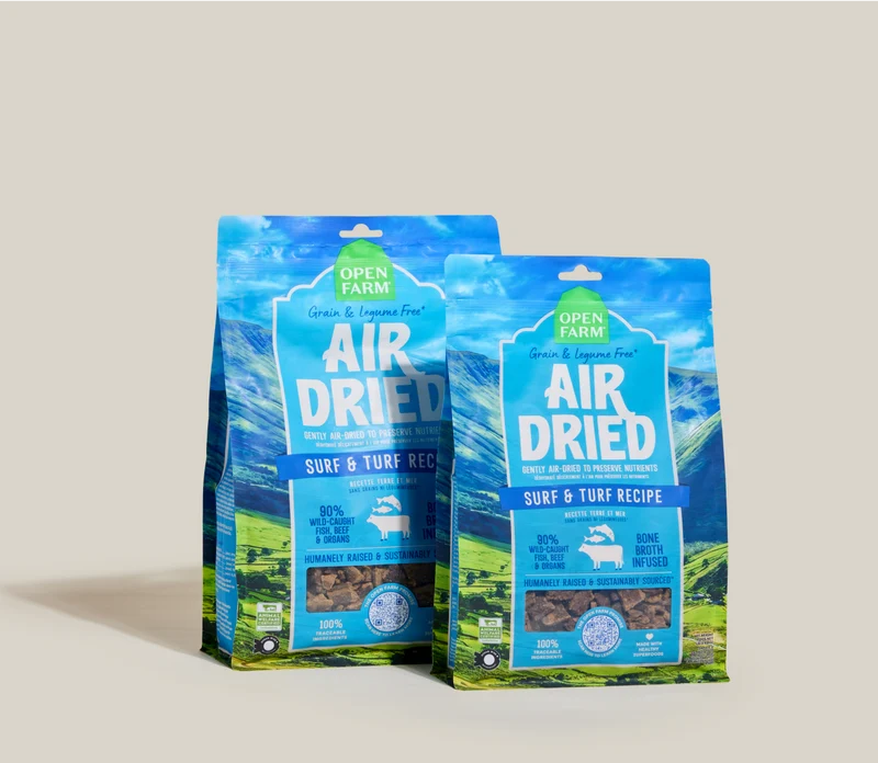 Open Farm Air Dried Surf & Turf Recipe Dry Dog Food 1LB