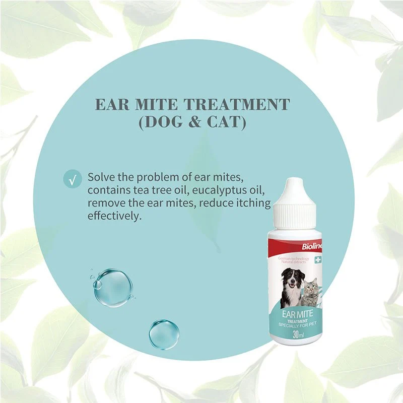 Bioline Ear Mite Treatment For Dogs & Cats 30ml