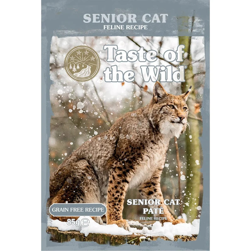 Taste Of The Wild Senior Cat Pate Grain-Free Wet Cat Food 85G