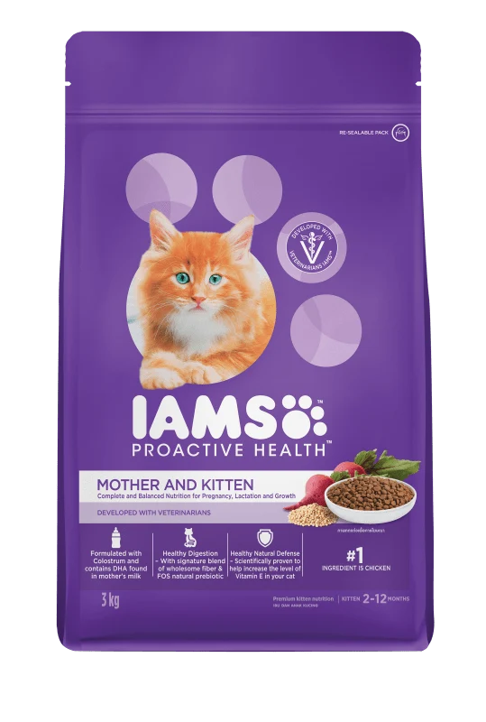 IAMS Proactive Health - Pregnancy, Lactation, & Growth - Mother & Kitten Dry Food