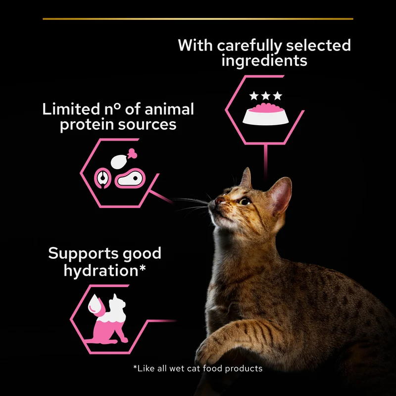 Purina Pro Plan Adult Delicate Digestion Turkey Mousse Wet Cat Food 85G