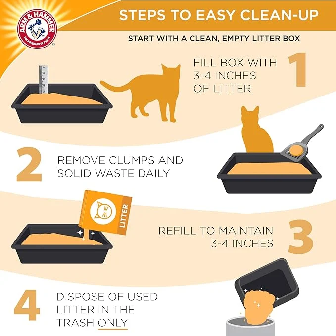 Arm&Hammer Fragrance-Free Super Scoop Clumping Cat Litter