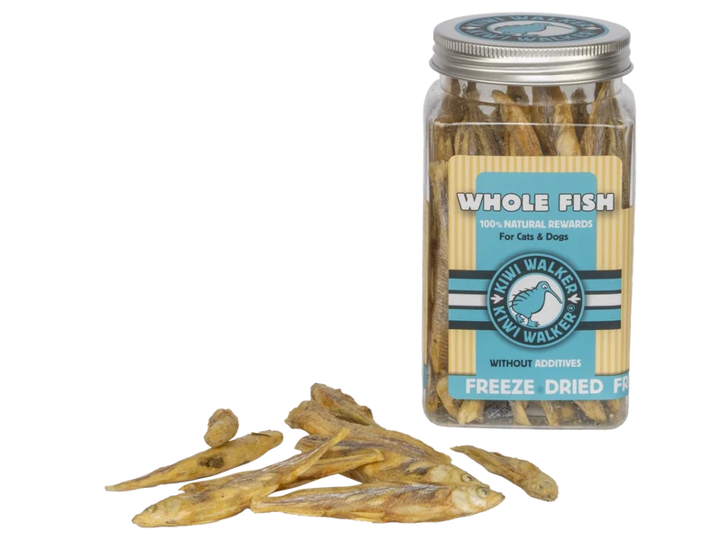Kiwi Walker Freeze Dried Whole Fish Dog & Cat Treats 70G