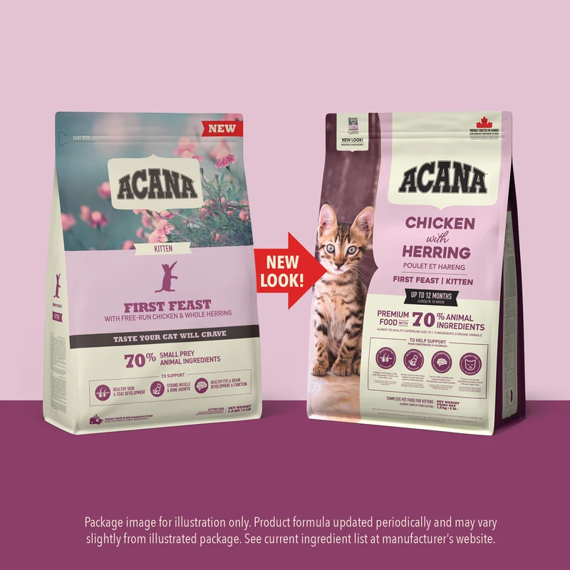 Acana First Feast Kitten Chicken With Herring Dry Cat Food