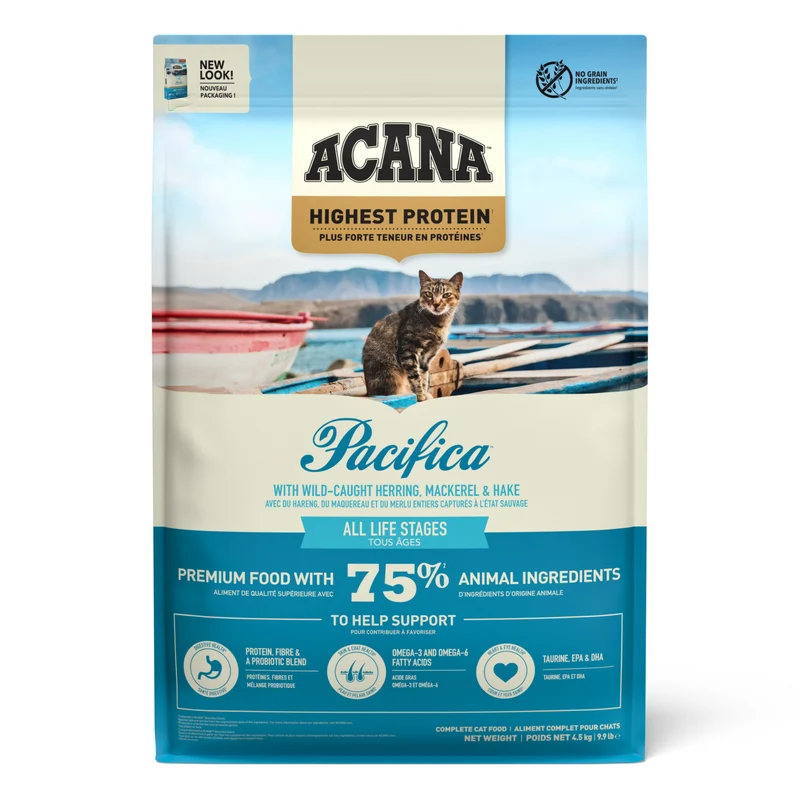Acana Pacifica Highest-Protein Dry Cat Food