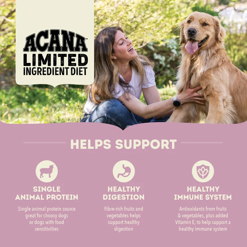 Acana Limited Ingredient Diet Grass-Fed Lamb Dry Dog Food 2KG