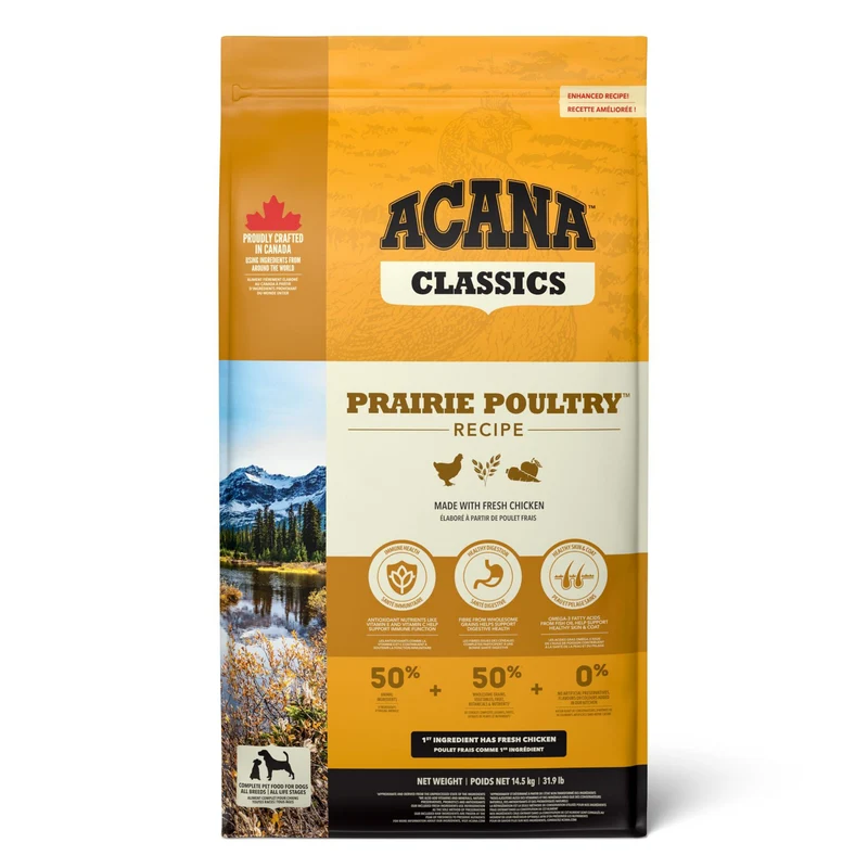 Acana Classics Prairie Poultry Protein-Rich Dry Dog Food